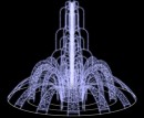 Светодиодный фонтан "Симфония Ронда"