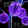 Светодиодная фигура к новому году Новогодний шар 1м Фиолетовый
