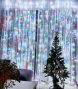 Светодиодная штора на окно Занавес Разноцветное свечение 2мх3м
