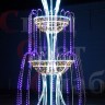 Световой фонтан "Королевский стандарт" 1.3х2 м