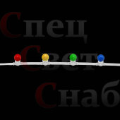 Уличная световая гирлянда Бэлт Лайт 100 м шаг 40 см Каучук белый