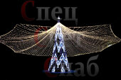 Гирлянда "Звездное небо" мерцающая. Белое теплое свечение